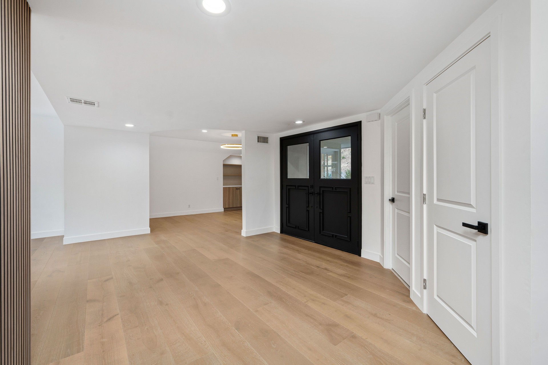 Remodeled home in Los Angeles, with empty rooms